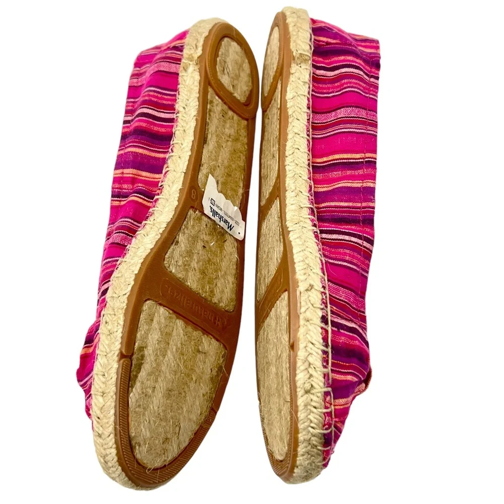 Naturalizer women's Magenta fabric espadrille flats size 8 NWOT